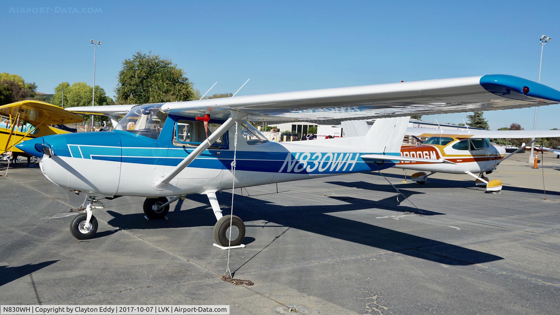 N830WH, Cessna 150M C/N 15076730, Livermore Airport California 2017.