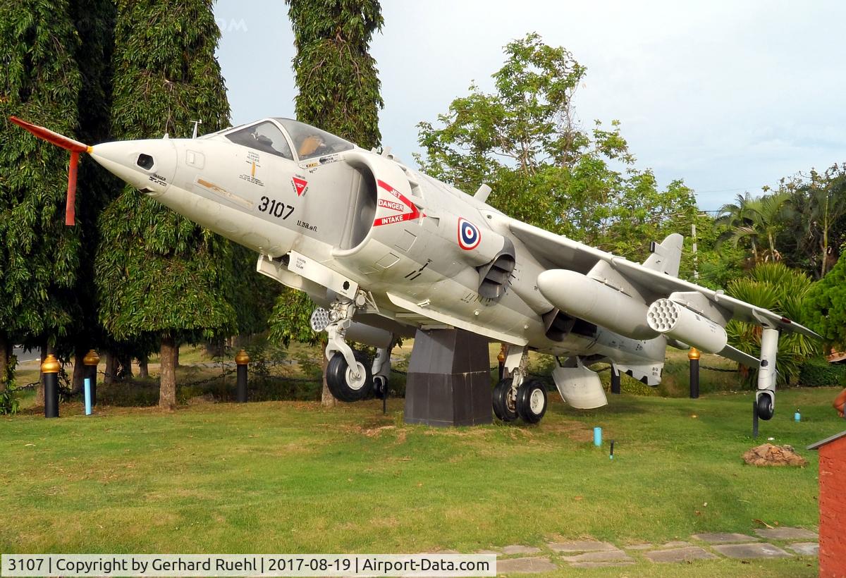3107, Hawker Siddeley AV-8S C/N 712223/109, Royal Thai Navy Memorial-Sattahip, Thailand