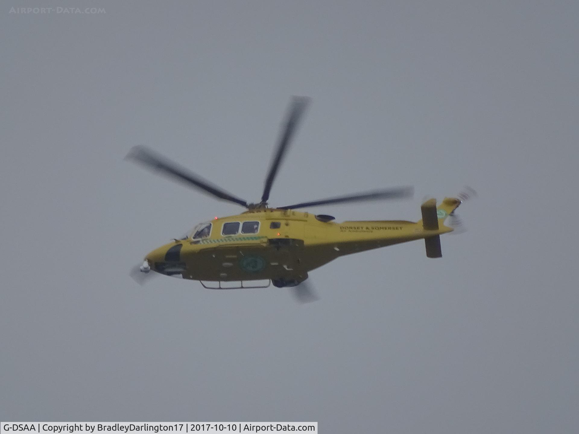 G-DSAA, 2016 Leonardo AW-169 C/N 69027, Somerset air ambulance came to plymouth