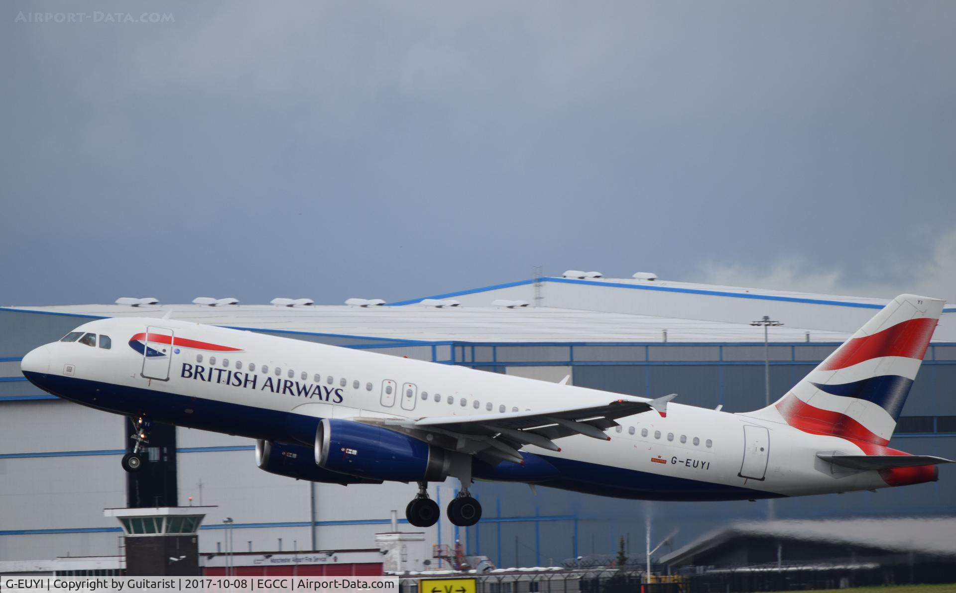 G-EUYI, 2010 Airbus A320-232 C/N 4306, At Manchester