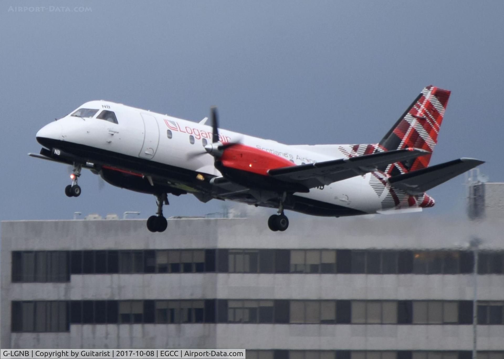 G-LGNB, 1990 Saab SF340B C/N 340B-216, At Manchester