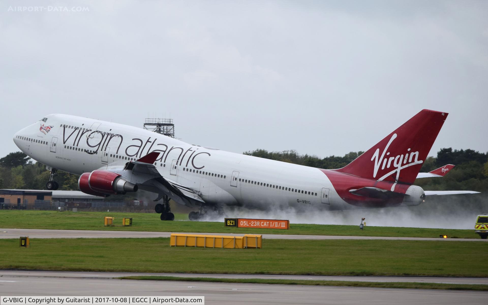 G-VBIG, 1996 Boeing 747-4Q8 C/N 26255, At Manchester