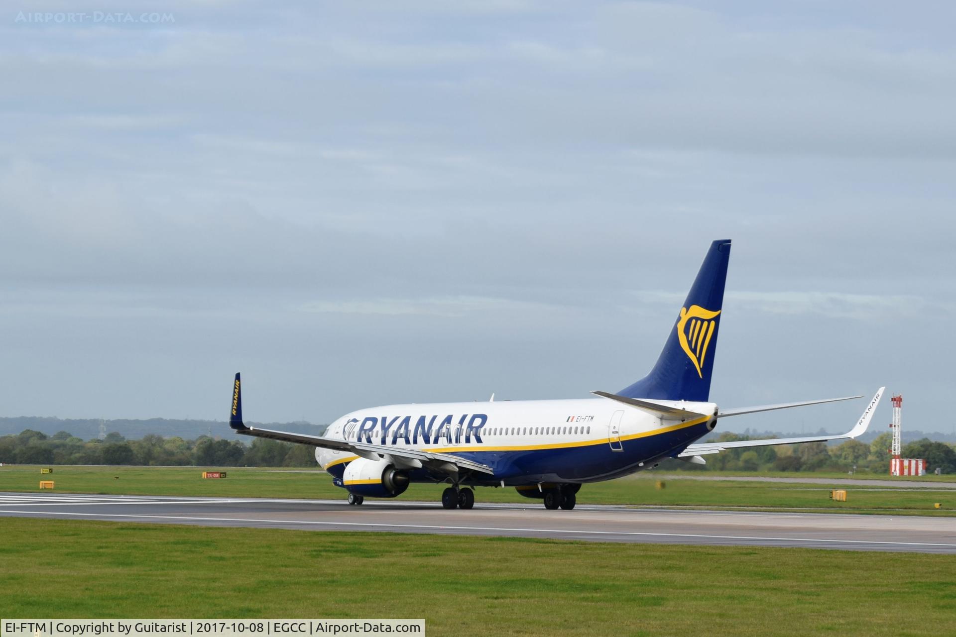 EI-FTM, 2016 Boeing 737-8AS C/N 44763, At Manchester