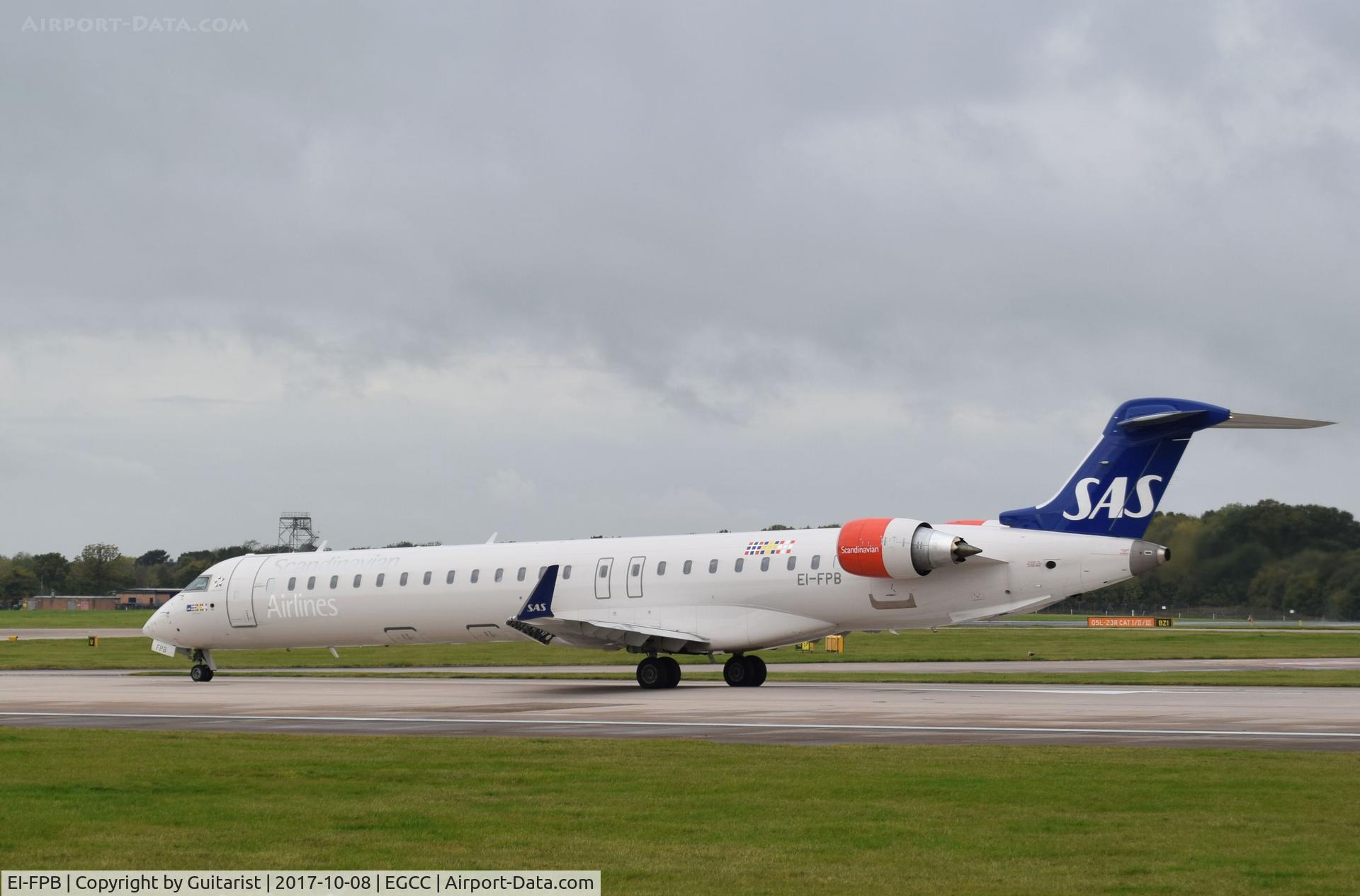EI-FPB, 2016 Bombardier CRJ-900LR (CL-600-2D24) C/N 15399, At Manchester