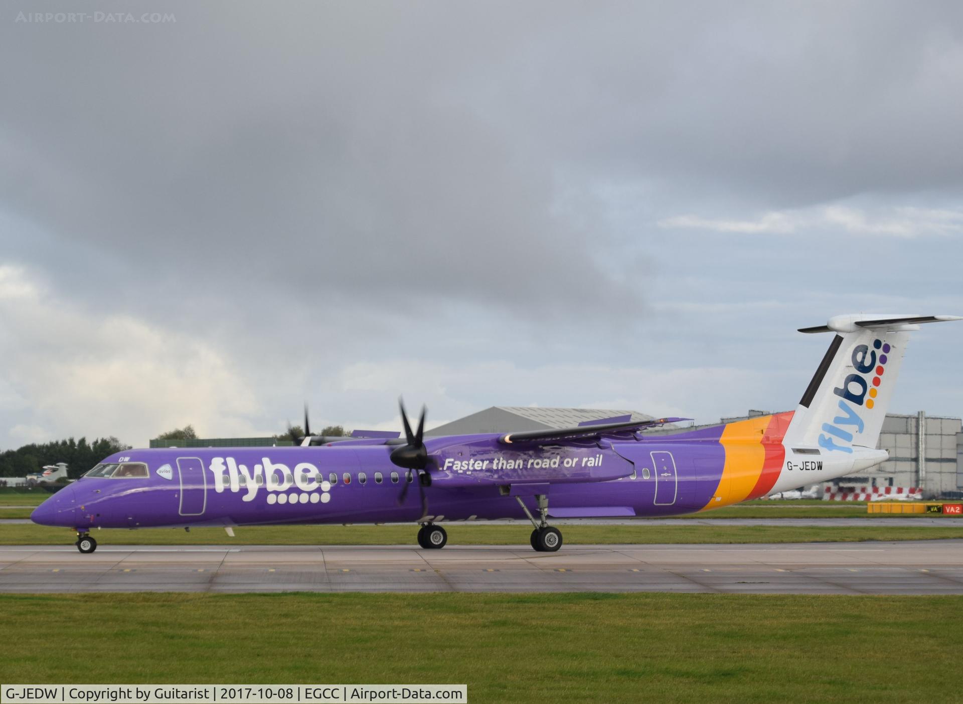 G-JEDW, 2004 De Havilland Canada DHC-8-402Q Dash 8 C/N 4093, At Manchester