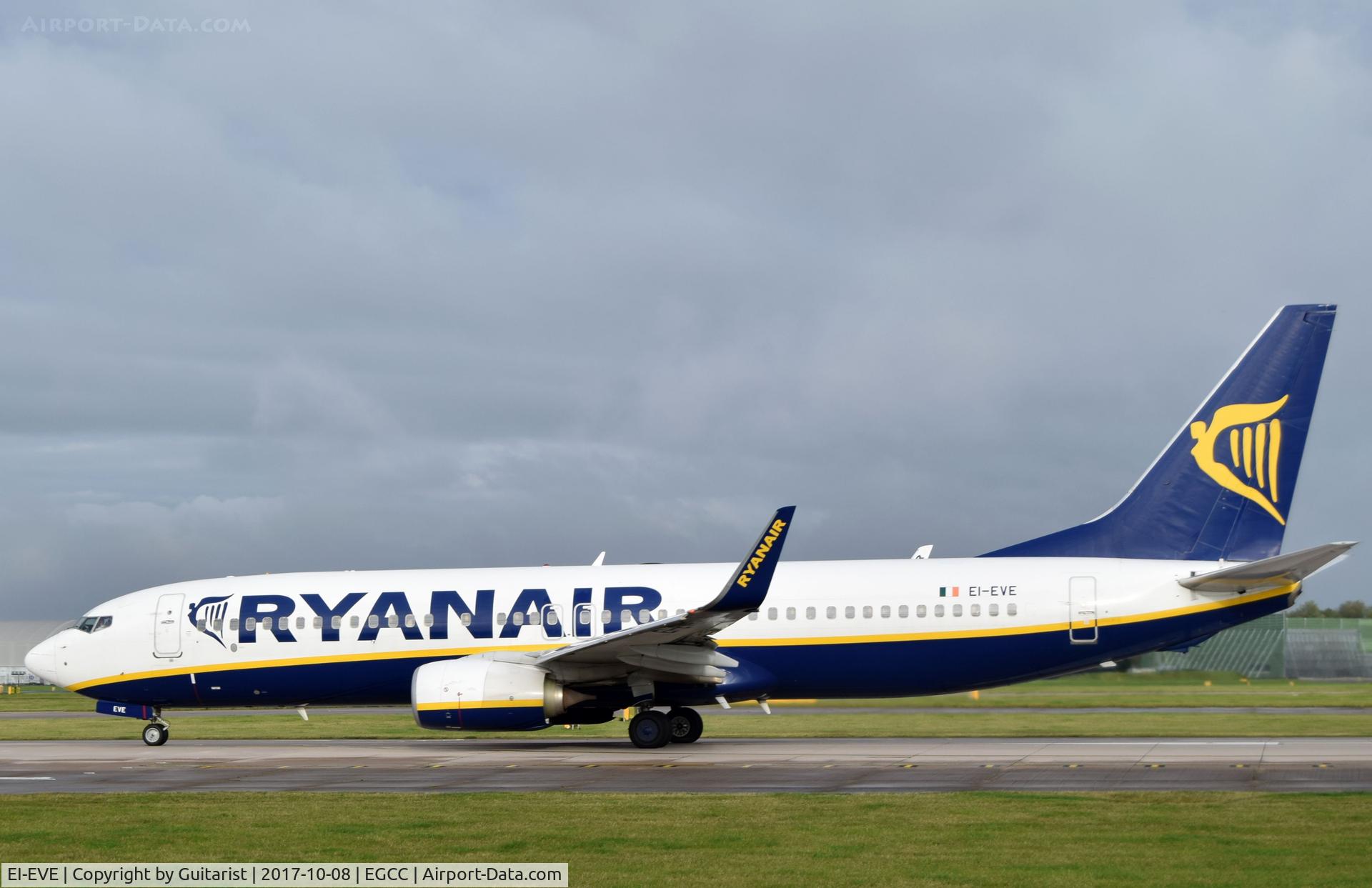 EI-EVE, 2012 Boeing 737-8AS C/N 35035, At Manchester