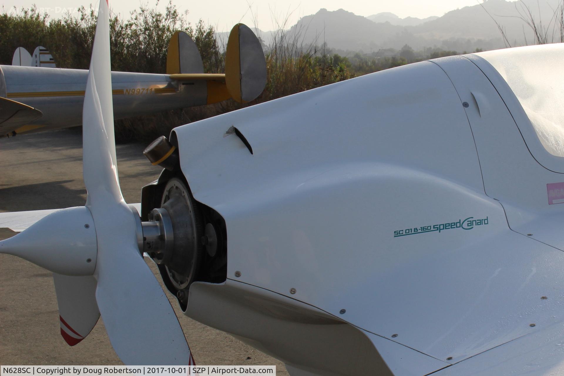 N628SC, Gyroflug SC-01B-160 Speed Canard C/N S-29, 1986 Gyroflug SC-01B-160 SPEED CANARD, Lycoming IO-320-D1A 160 Hp pusher, owned/flown by ex-Lufthansa L1011 pilot, production aircraft but Exper. class here, tandem seats