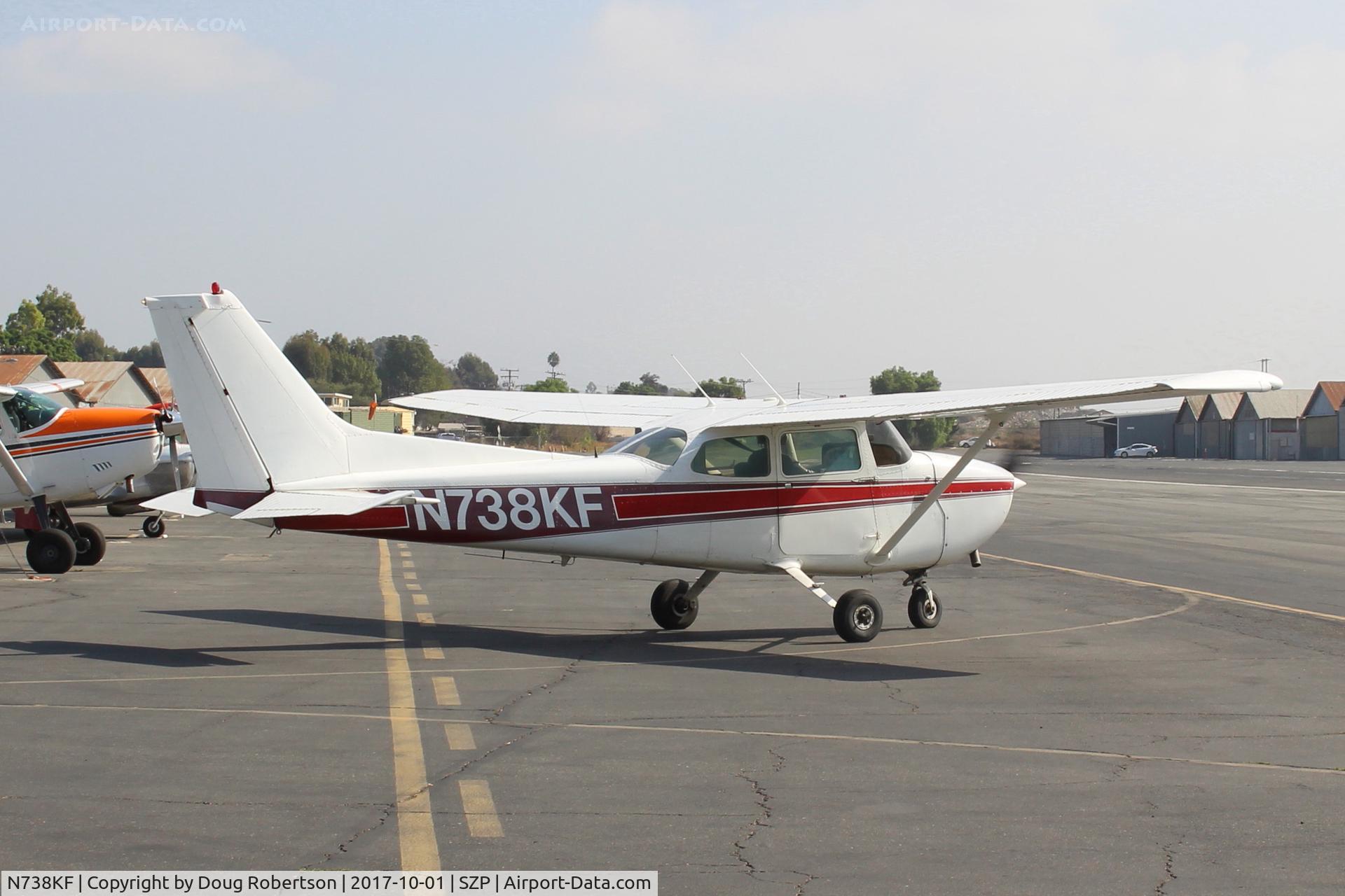 N738KF, 1977 Cessna 172N C/N 17270032, 1977 Cessna i72N SKYHAWK, Lycoming O-320-H2AD 160 Hp, taxi to Rwy 22