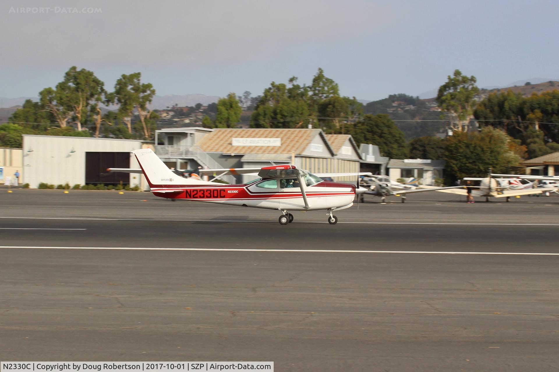 N2330C, 1978 Cessna R182 Skylane RG C/N R18200151, 1978 Cessna R182 SKYLANE RGII, Lycoming IO-540-J3C5D 235 Hp, landing roll Rwy 04
