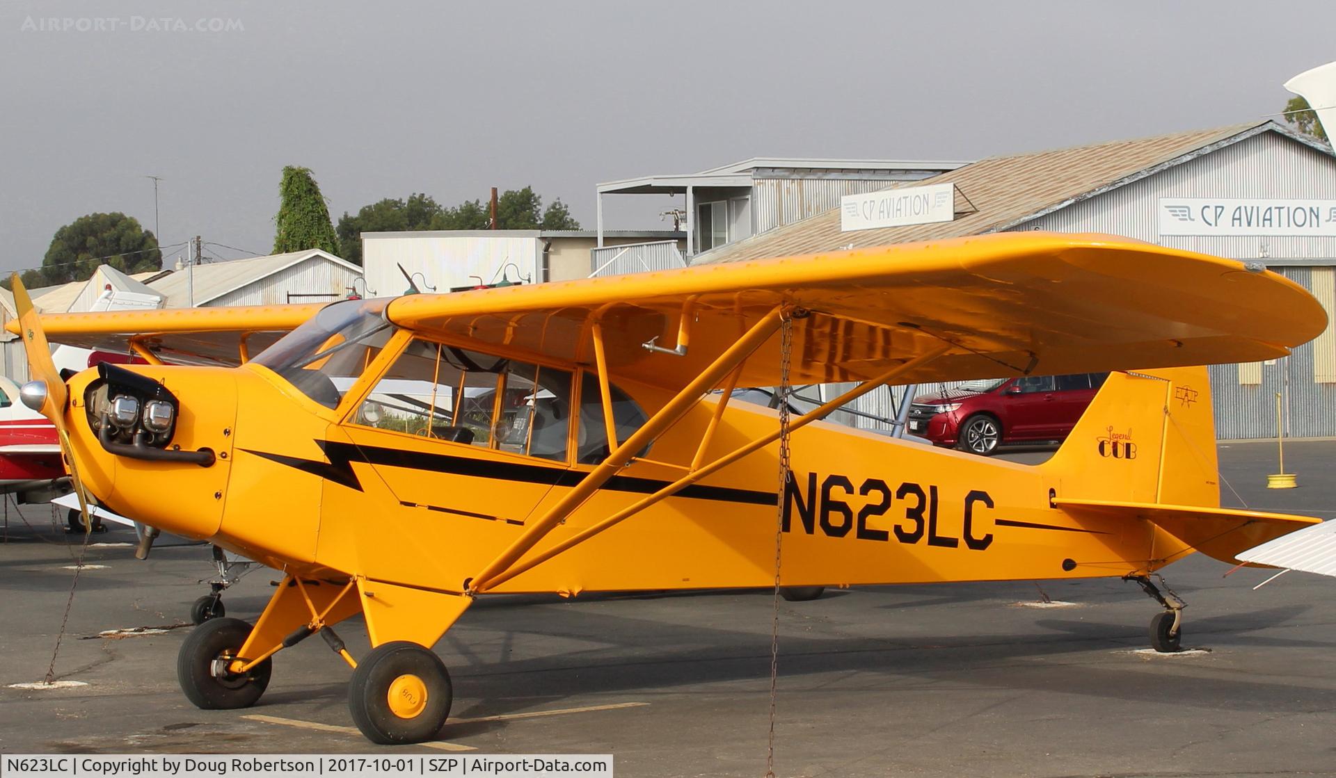 N623LC, 2006 American Legend AL3C-100 C/N AL-1024, 2006 American Legend Aircraft AL3C-100 CUB S-LSA, Continental O-200 100 Hp