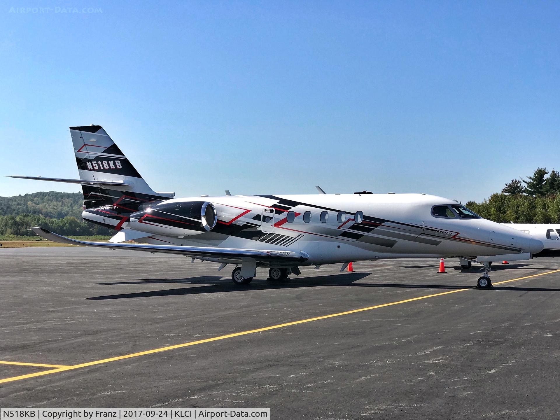N518KB, 2016 Cessna 680A Citation Latitude C/N 680A-0067, KLCI - Laconia, NH