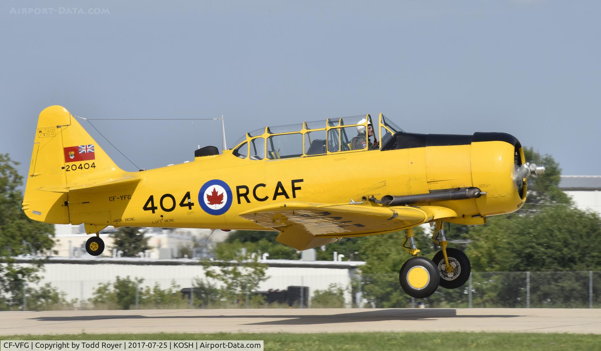 CF-VFG, 1952 Canadian Car & Foundry T-6 Harvard Mk.4 C/N CCF4-195, Airventure 2017