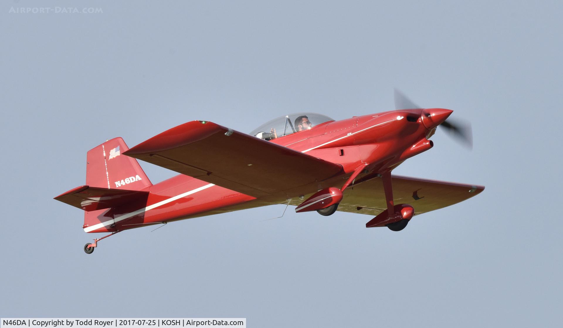 N46DA, 1993 Vans RV-4 C/N 1556, Airventure 2017