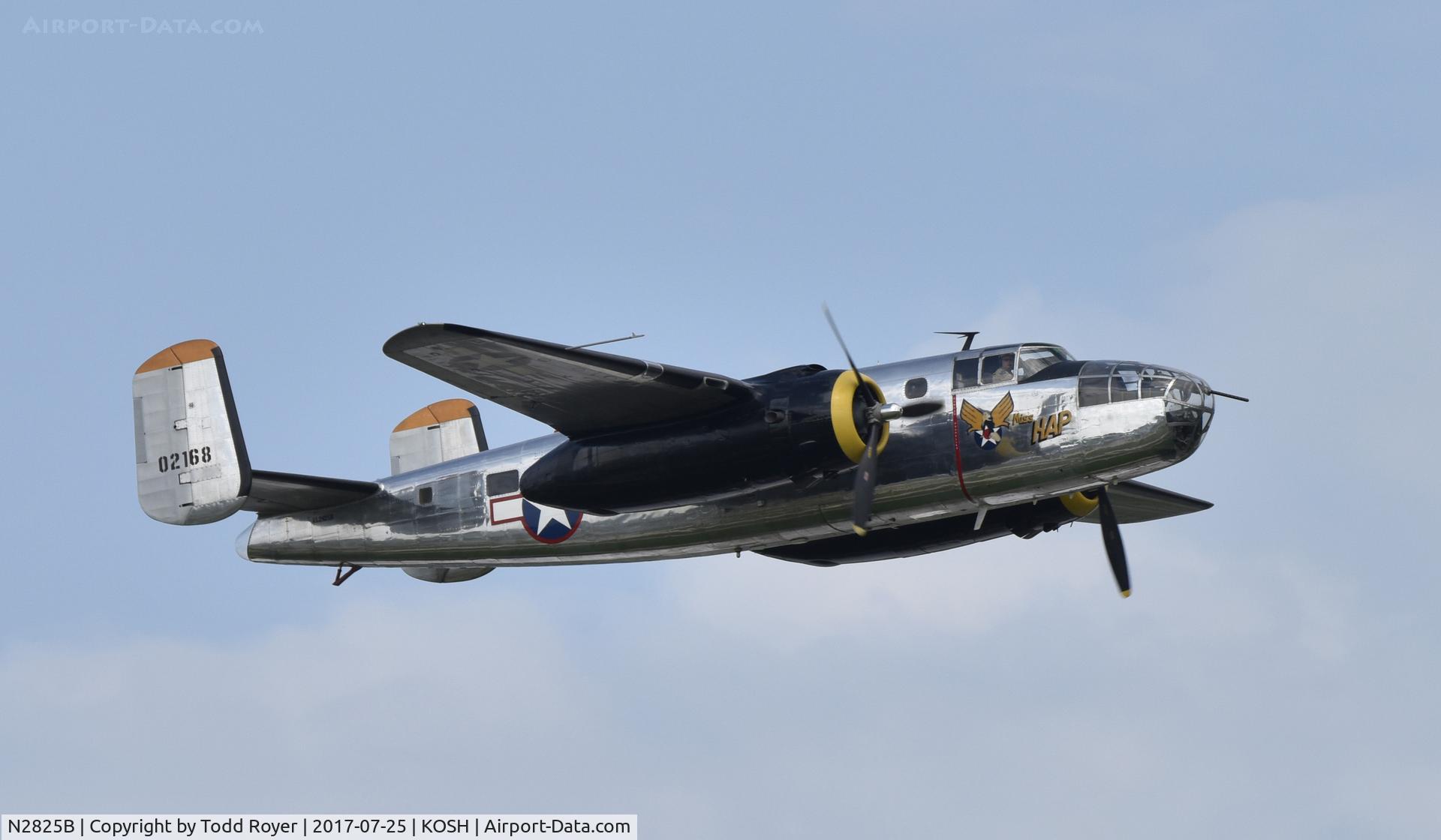 N2825B, 1940 North American RB-25 Mitchell C/N 62-2837, Airventure 2017