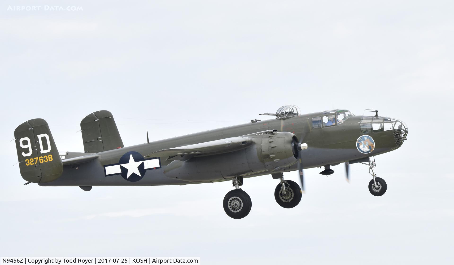 N9456Z, 1943 North American TB-25N Mitchell C/N 108-33214, Airventure 2017