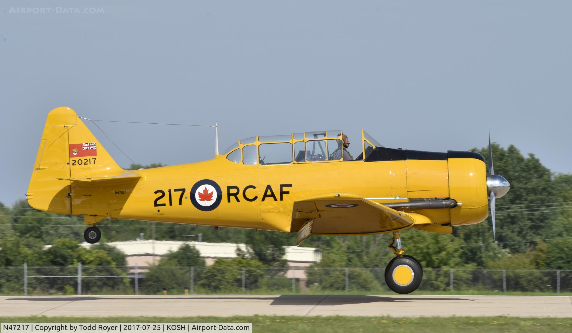 N47217, 1951 Canadian Car & Foundry Harvard MK IV C/N CCF4-8, Airventure 2017