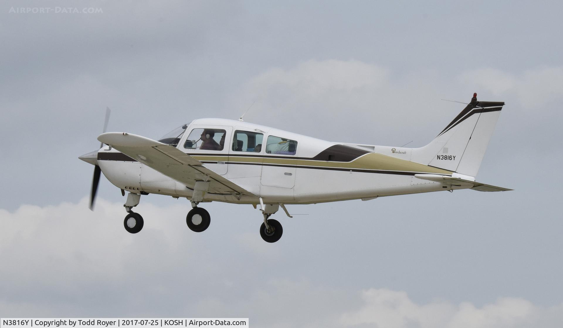 N3816Y, 1981 Beech C23 Sundowner 180 C/N M-2304, Airventure 2017