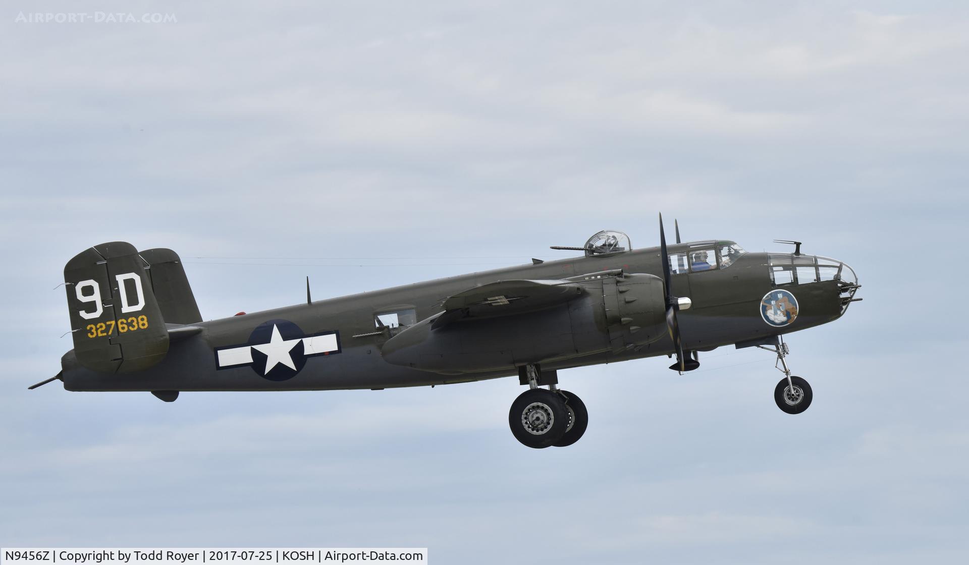 N9456Z, 1943 North American TB-25N Mitchell C/N 108-33214, Airventure 2017