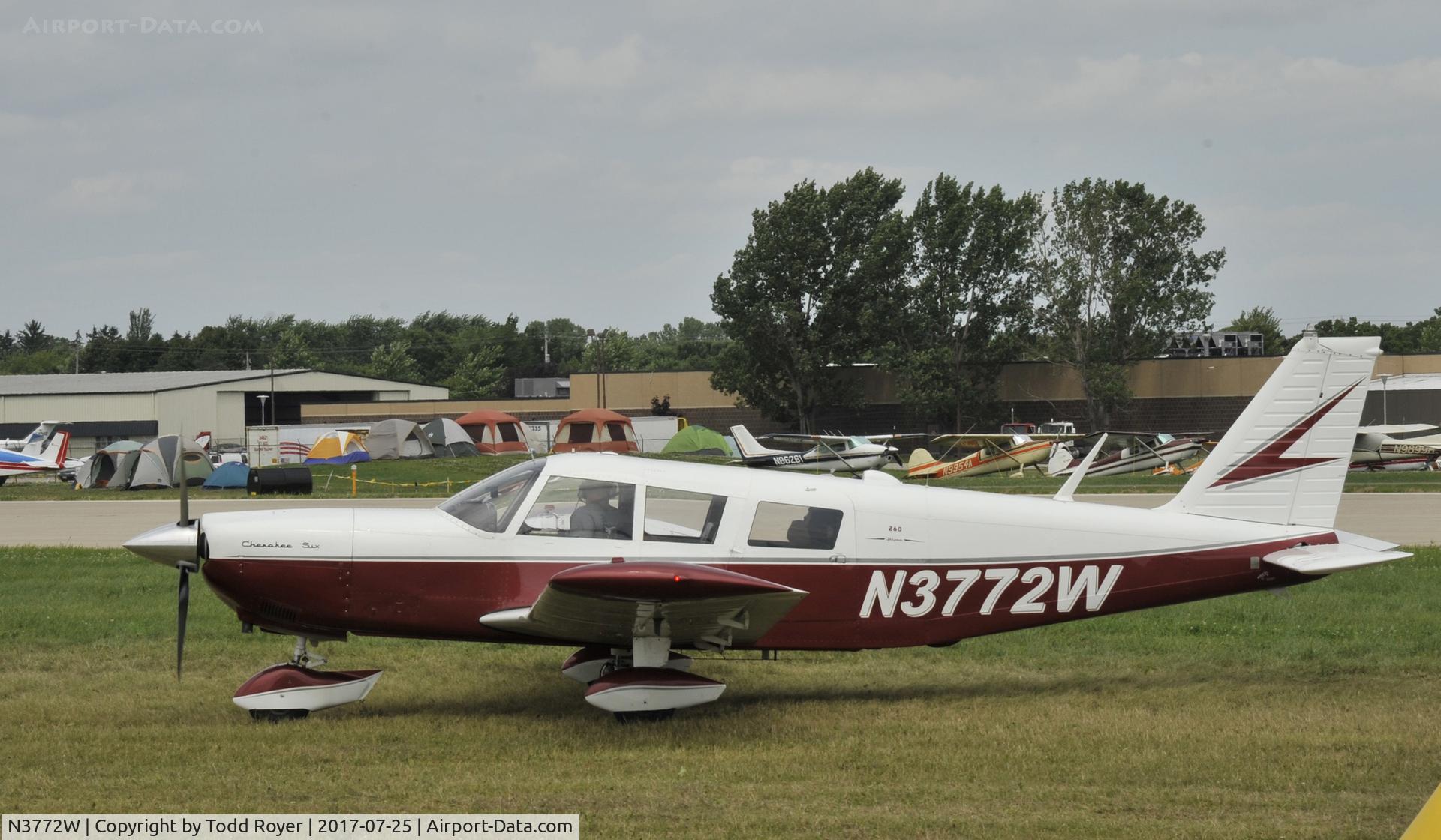 N3772W, 1966 Piper PA-32-260 Cherokee Six Cherokee Six C/N 32-694, Airventure 2017