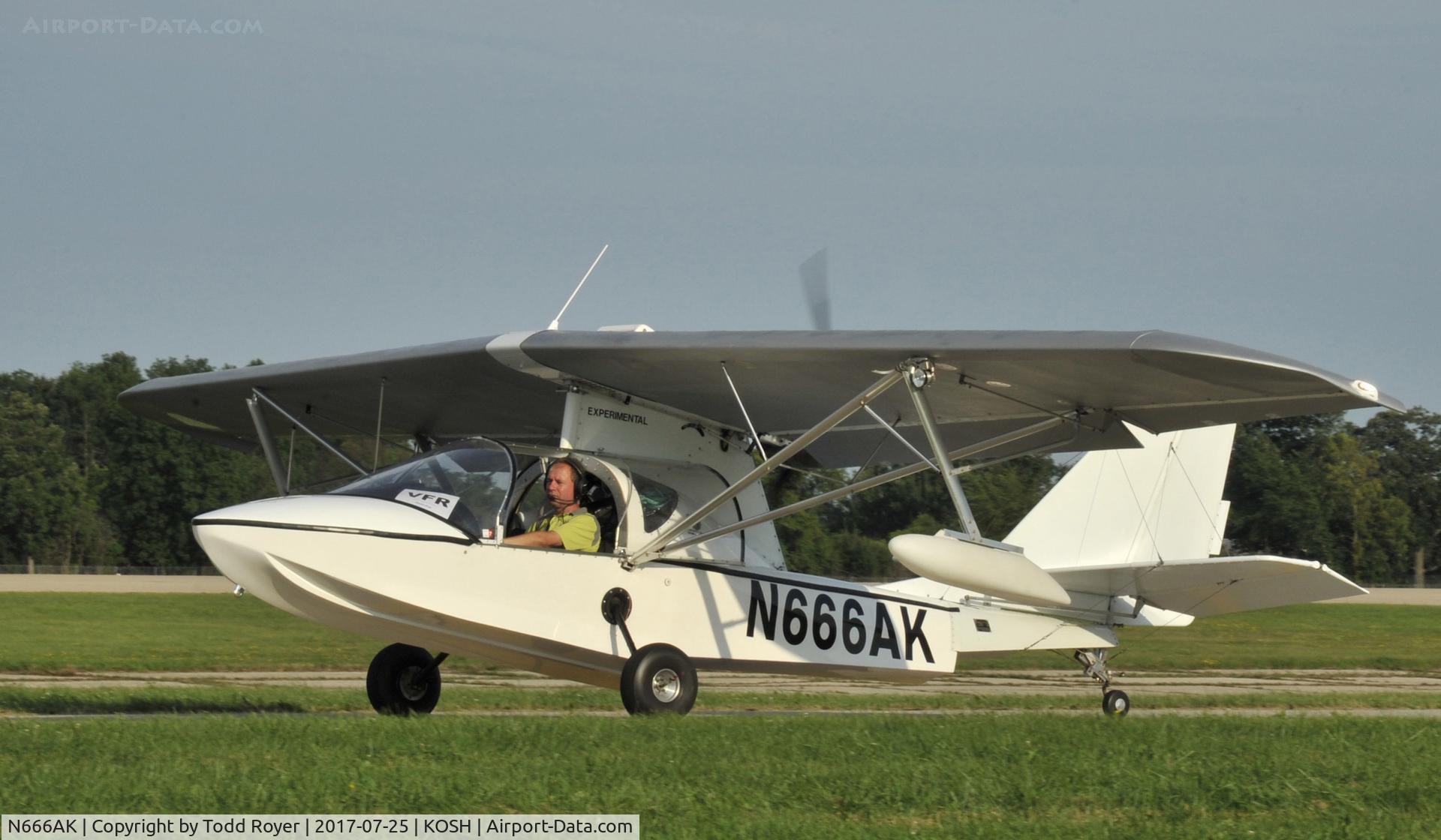 N666AK, 2011 Progressive Aerodyne SeaRey LSX C/N 1LK497C, Airventure 2017