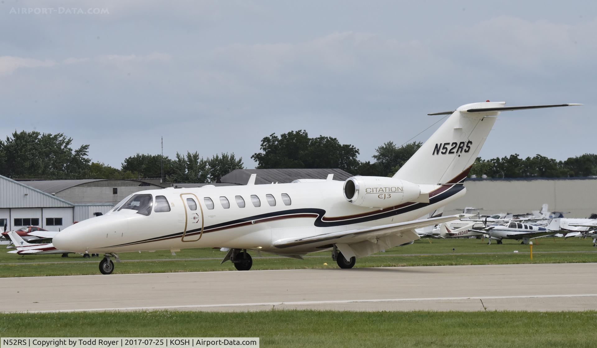N52RS, 2005 Cessna 525B CitationJet CJ3 C/N 525B-0028, Airventure 2017