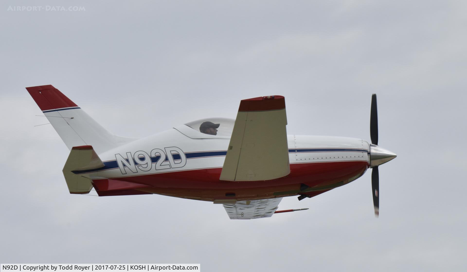 N92D, 1997 Questair Venture C/N DUNHAM 0002, Airventure 2017