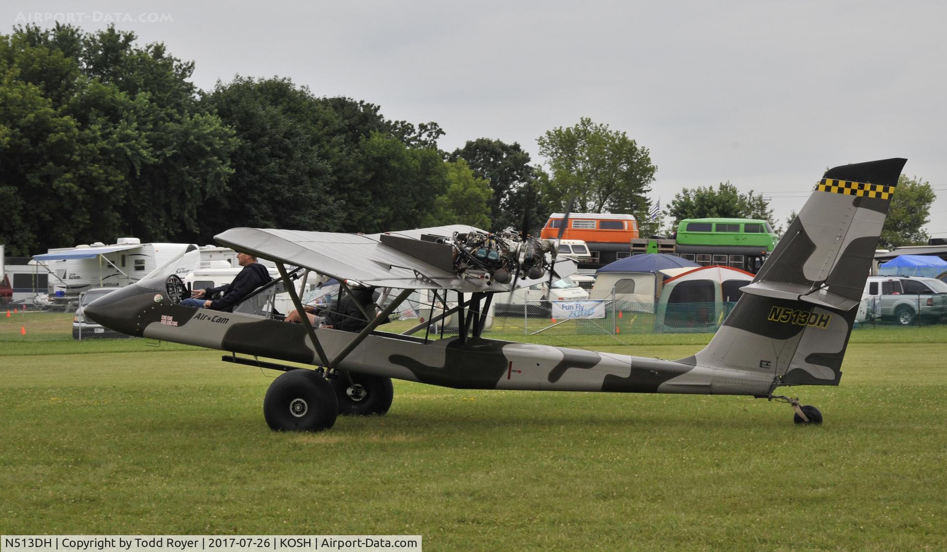 N513DH, 2002 Leza-Lockwood Air Cam C/N AC115, Airventure 2017