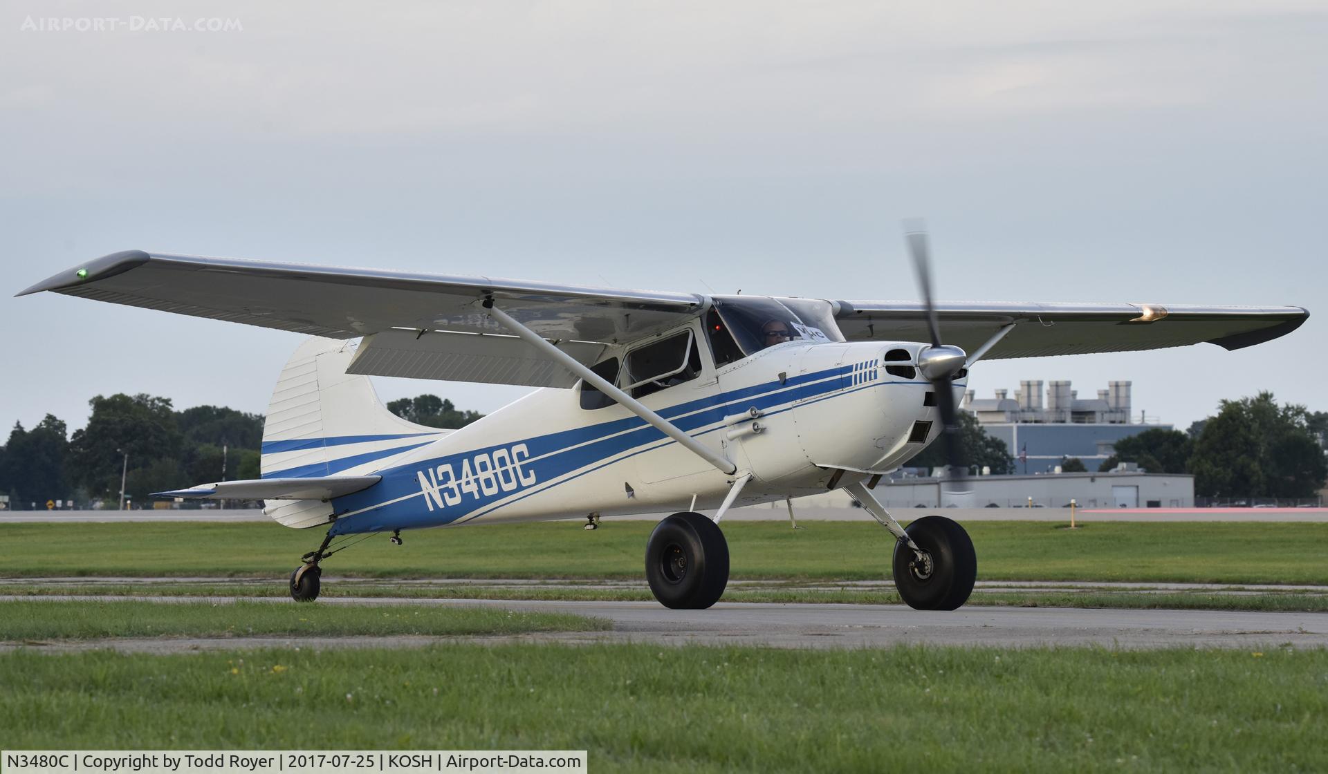 N3480C, 1954 Cessna 170B C/N 26523, Airventure 2017