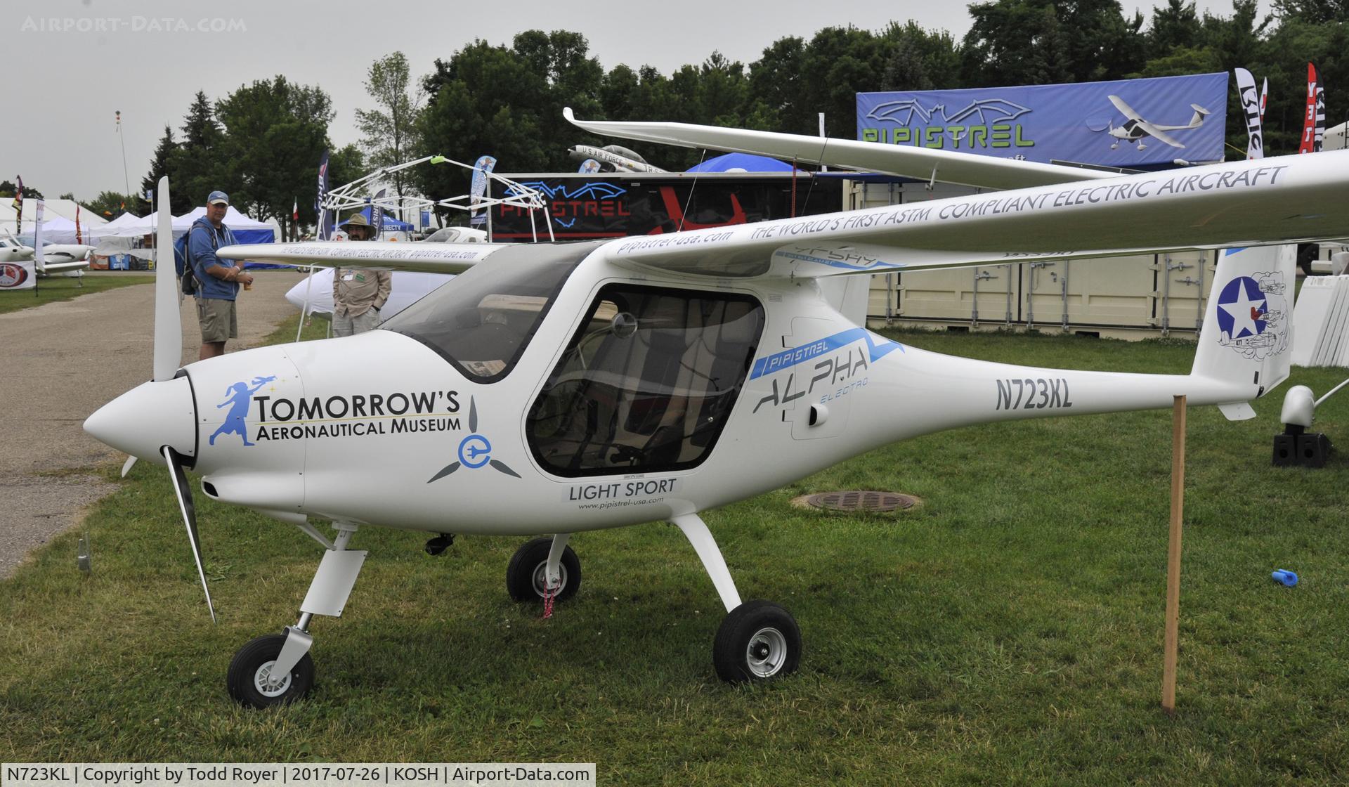 N723KL, Pipistrel Alpha Electro C/N 834 AE 60, Airventure 2017