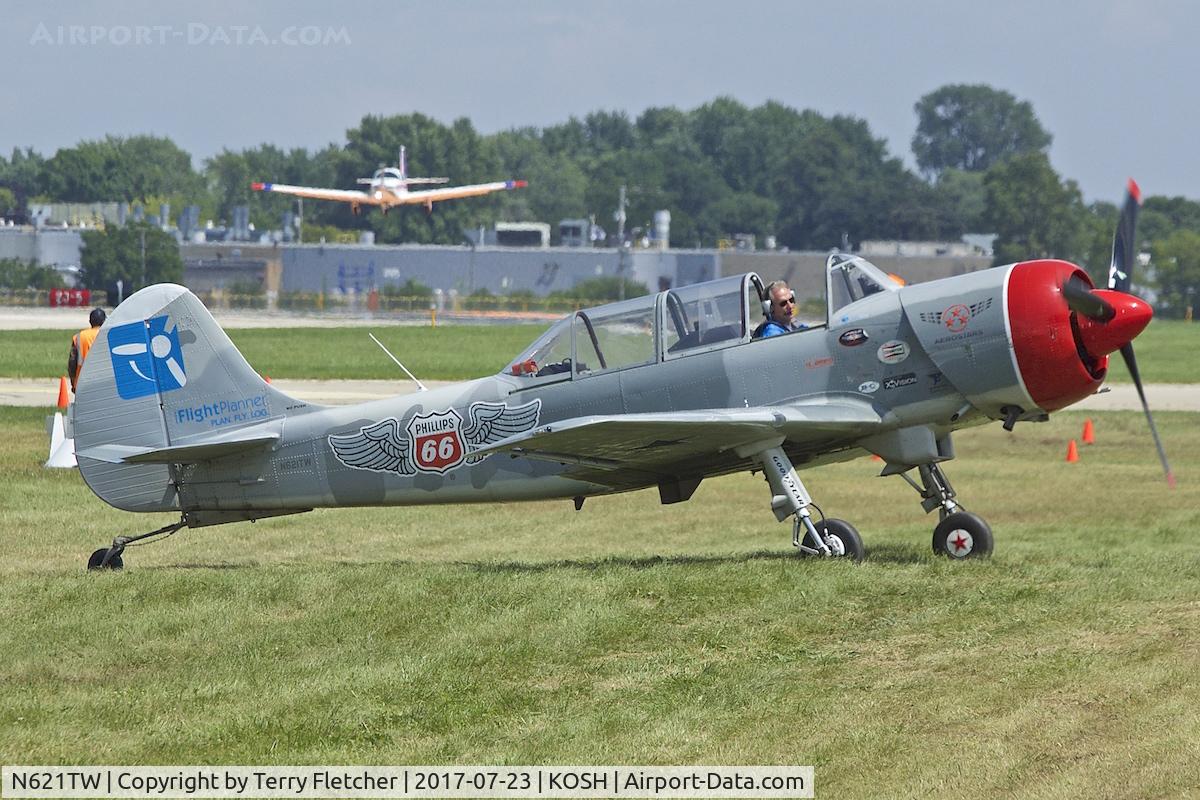 N621TW, 2003 Yakovlev (Aerostar) Yak-52TW C/N 0312504, at 2017 EAA AirVenture at Oshkosh