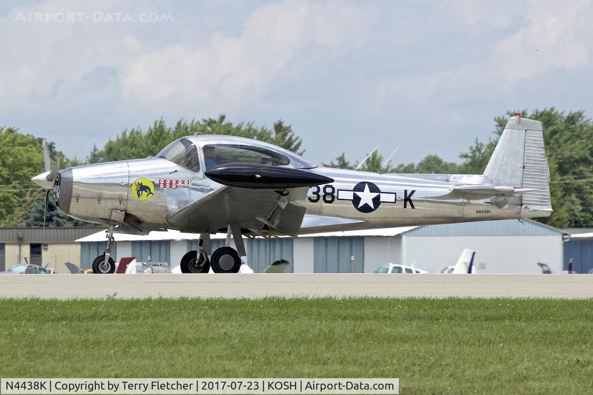 N4438K, 1948 Ryan Navion A C/N NAV-4-1438, at 2017 EAA AirVenture at Oshkosh