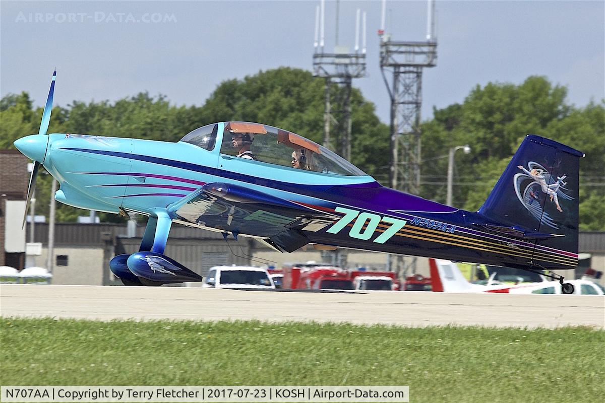 N707AA, 2012 Vans RV-8 C/N 80481, at 2017 EAA AirVenture at Oshkosh