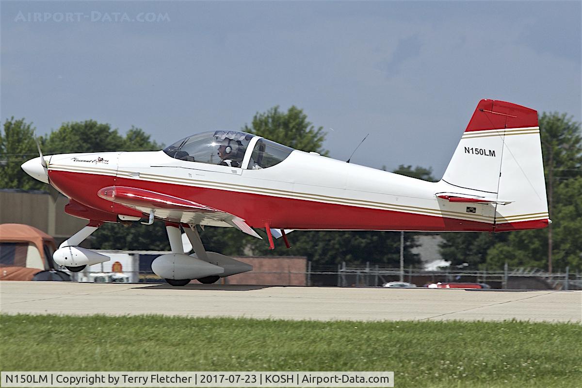 N150LM, 2007 Vans RV-7A C/N 72529, at 2017 EAA AirVenture at Oshkosh
