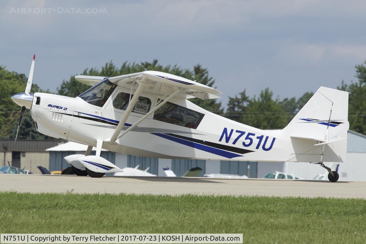 N751U, 2014 American Champion 8KCAB Decathlon C/N 1153-2014, at 2017 EAA AirVenture at Oshkosh