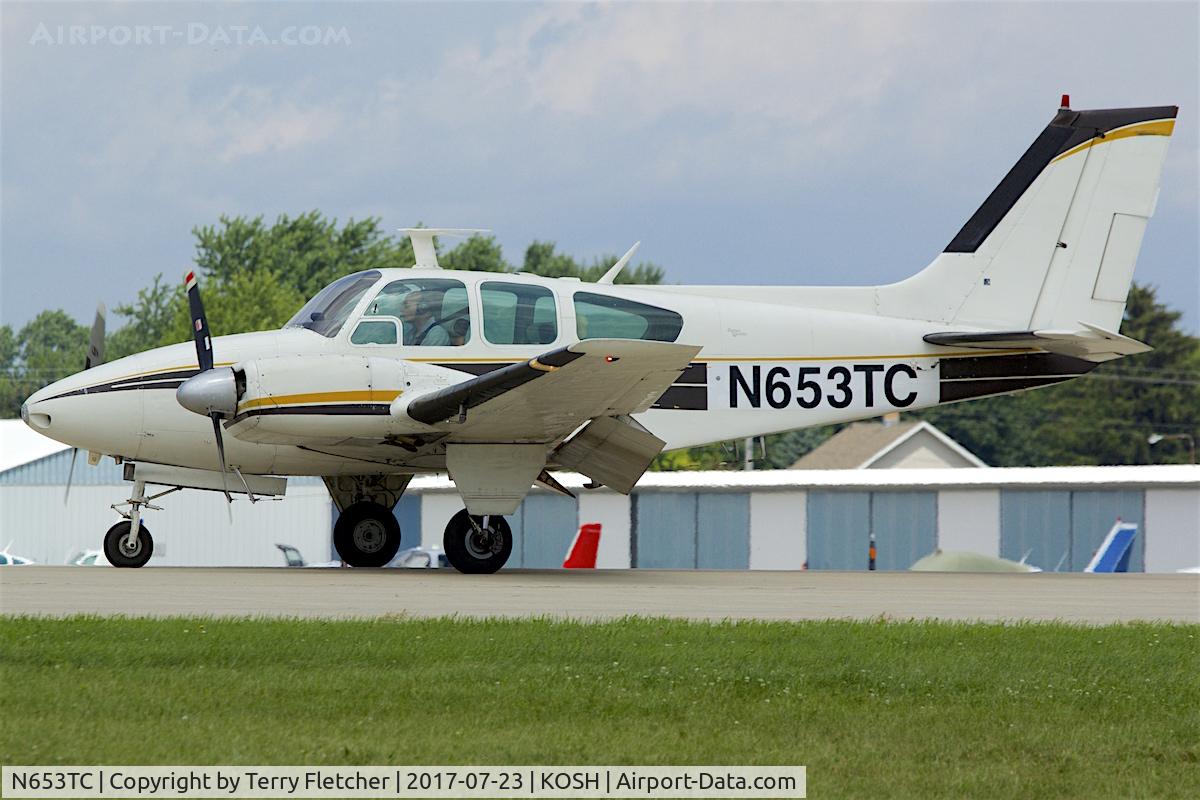 N653TC, 1964 Beech 95-B55 Baron C/N TC-653, at 2017 EAA AirVenture at Oshkosh