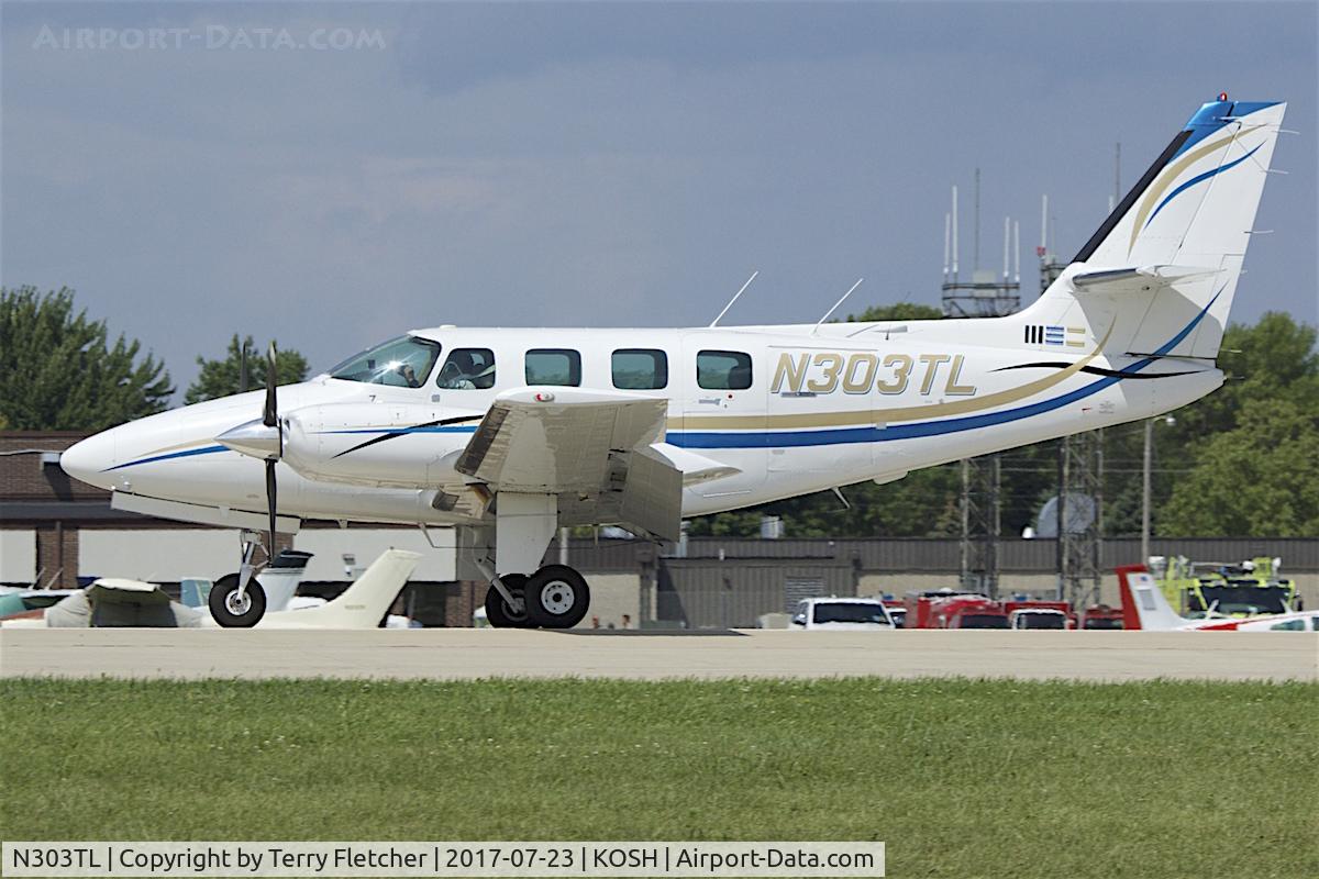 N303TL, 1984 Cessna T303 Crusader C/N T30300286, at 2017 EAA AirVenture at Oshkosh