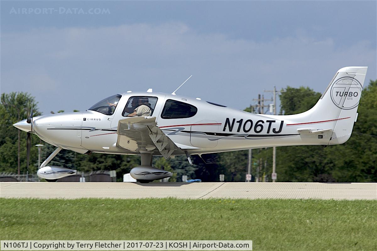 N106TJ, Cirrus SR22 C/N 3592, at 2017 EAA AirVenture at Oshkosh