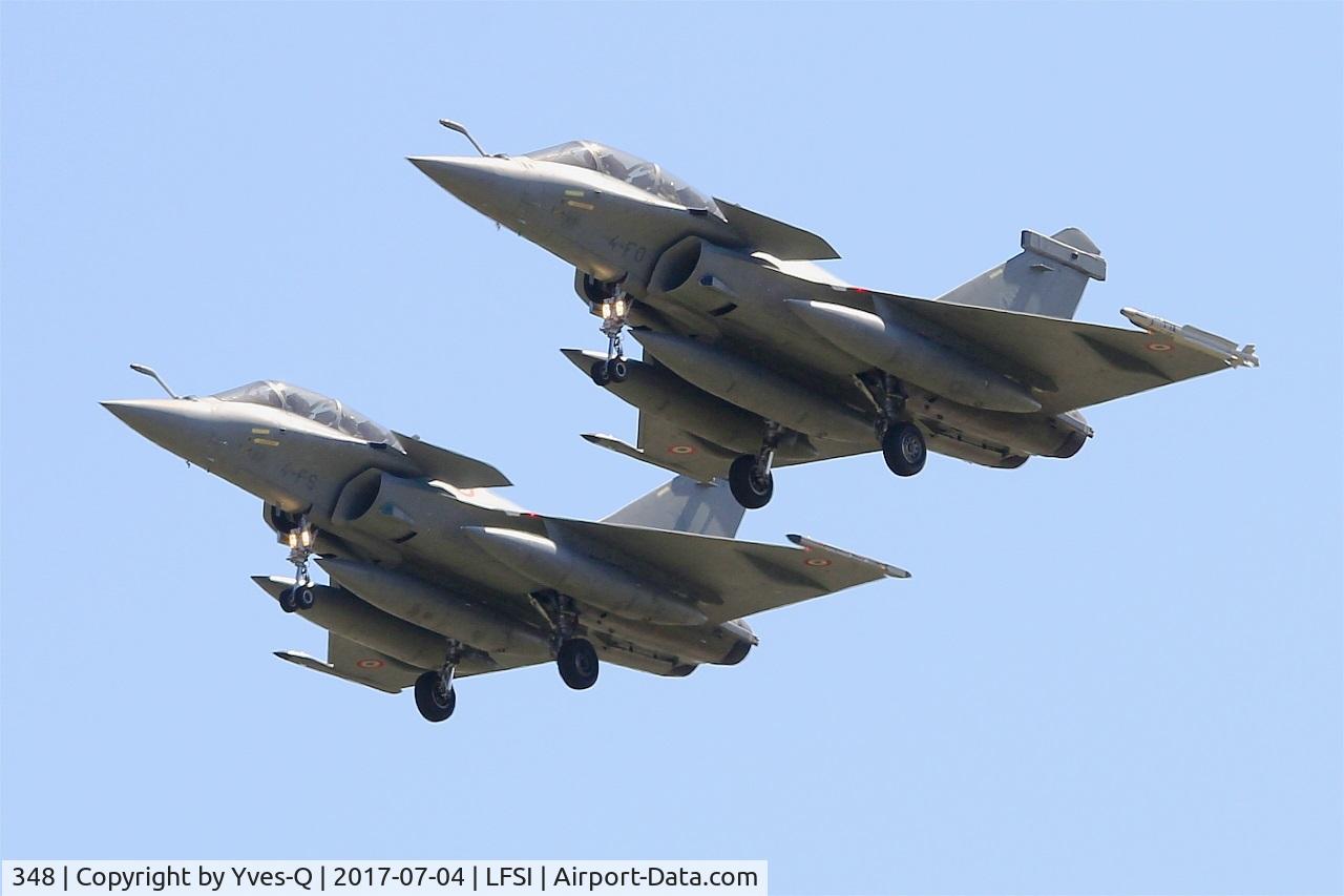 348, Dassault Rafale B C/N 348, Dassault Rafale B, Short approach rwy 29, St Dizier-Robinson Air Base 113 (LFSI)