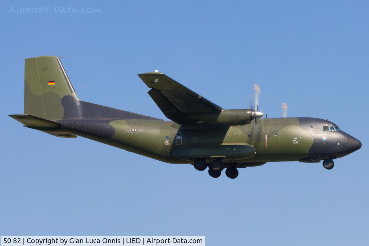 50 82, Transall C-160D C/N D119, LANDING