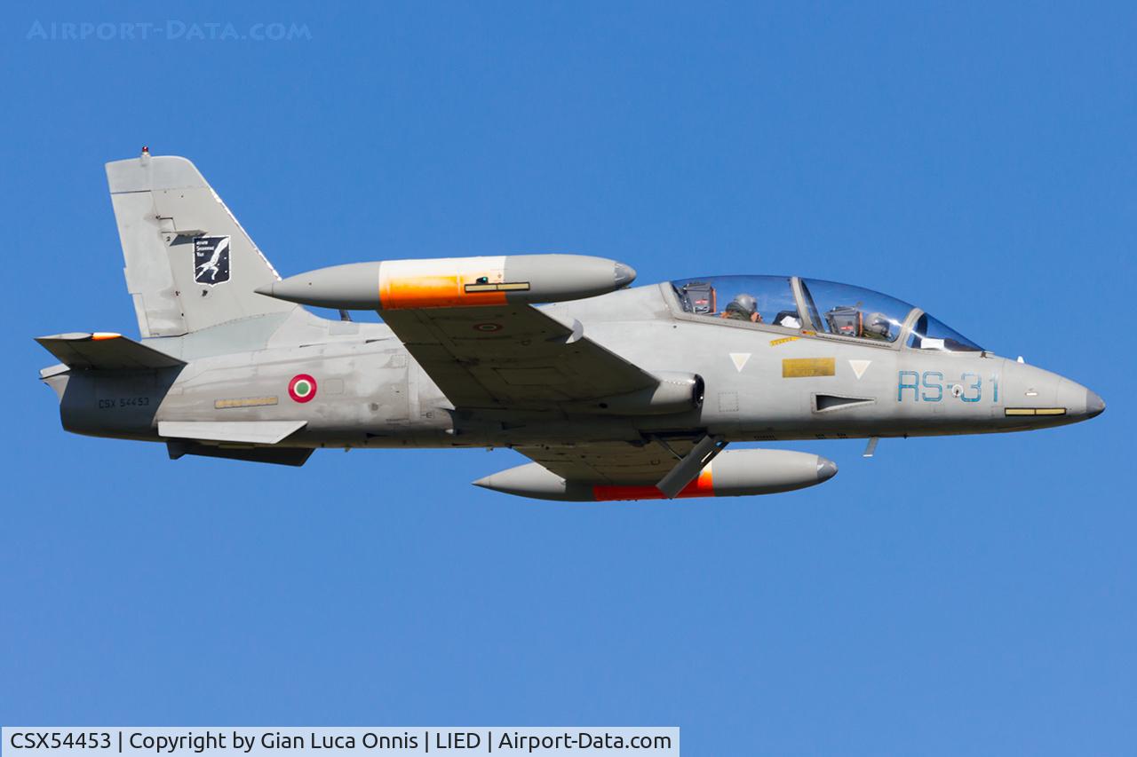 CSX54453, Aermacchi MB-339A MLU C/N 6622/029/AA015, LOW PASS