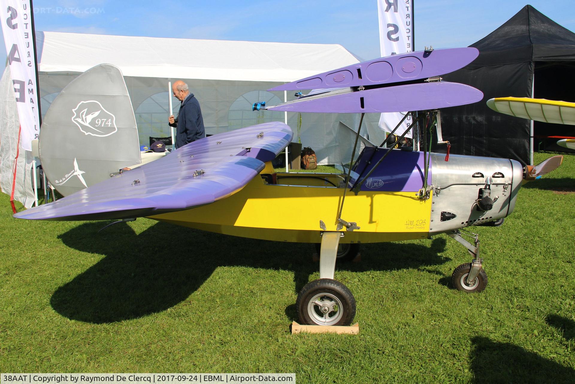 38AAT, Mignet HM.293 Pou-du-Ciel Pou-du-Ciel C/N Not found 38AAT, At Maillen airfield.