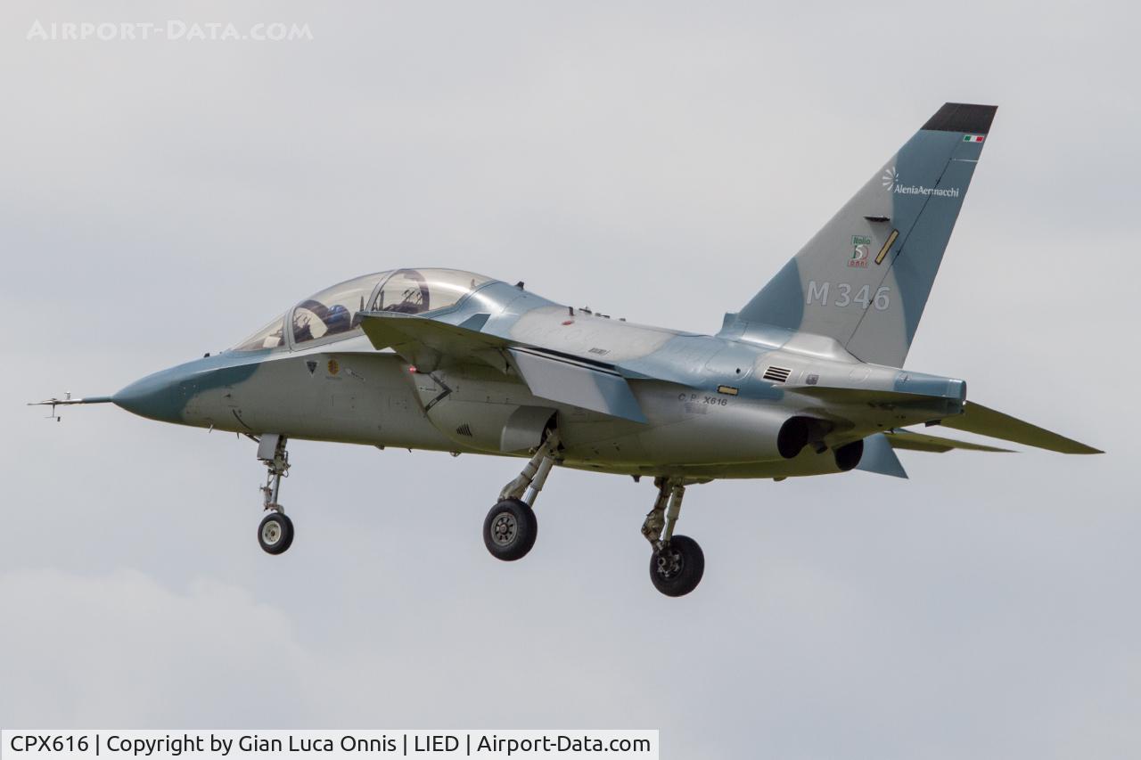 CPX616, Leonardo-Finmeccanica M-346A Master C/N CPX616/6963/002, LANDING