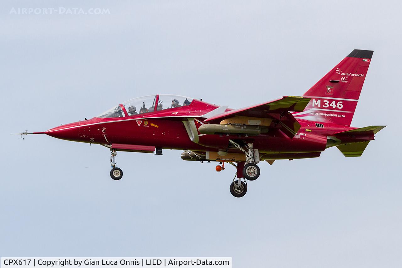 CPX617, Alenia Aermacchi M-346 Master C/N 6964/003, LANDING