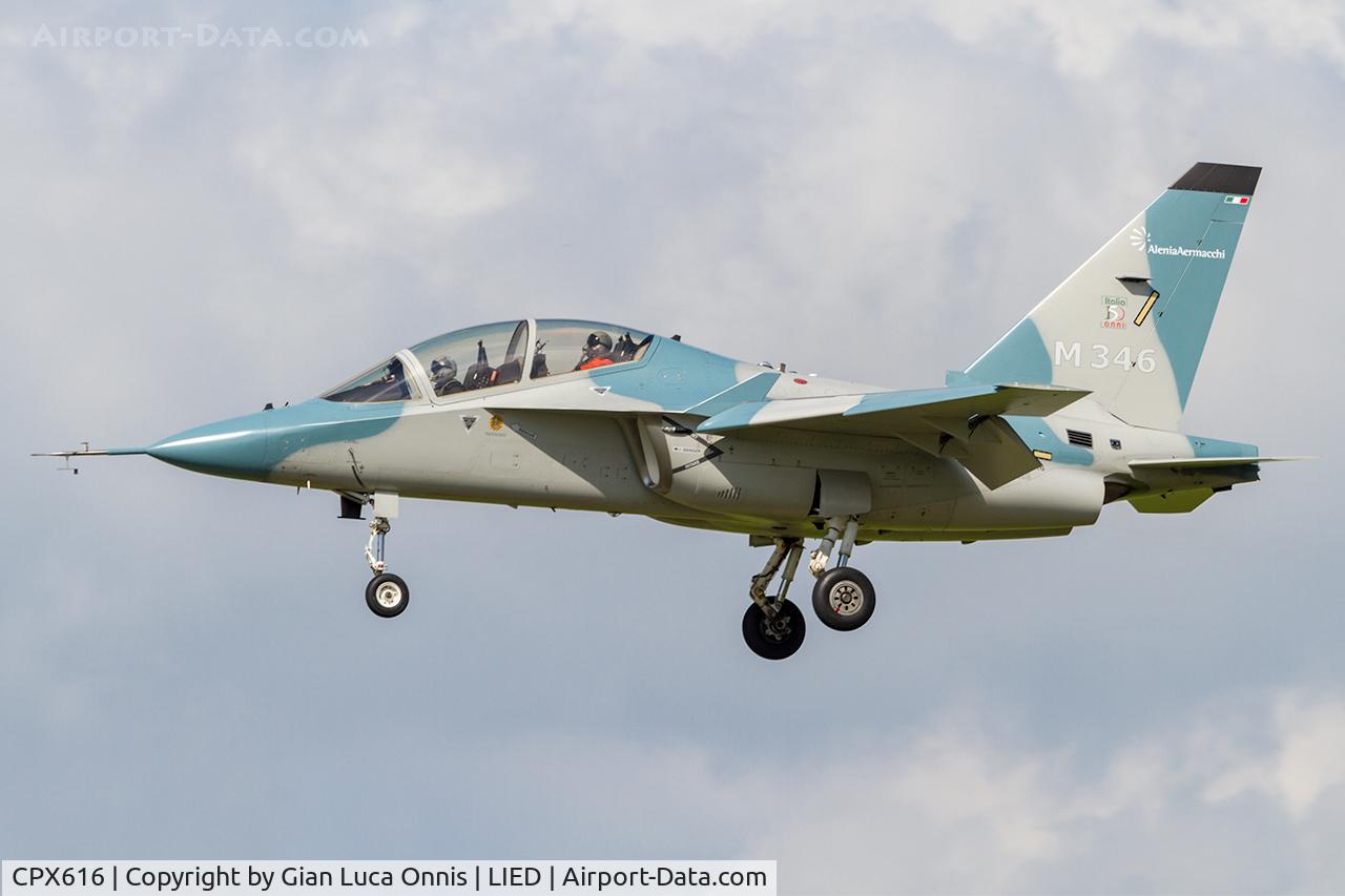 CPX616, Leonardo-Finmeccanica M-346A Master C/N CPX616/6963/002, LANDING