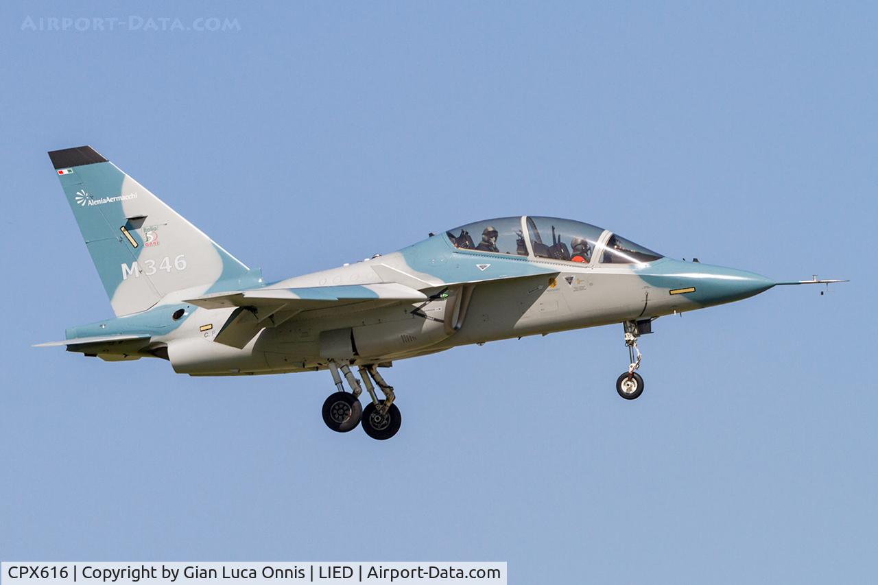 CPX616, Leonardo-Finmeccanica M-346A Master C/N CPX616/6963/002, LANDING
