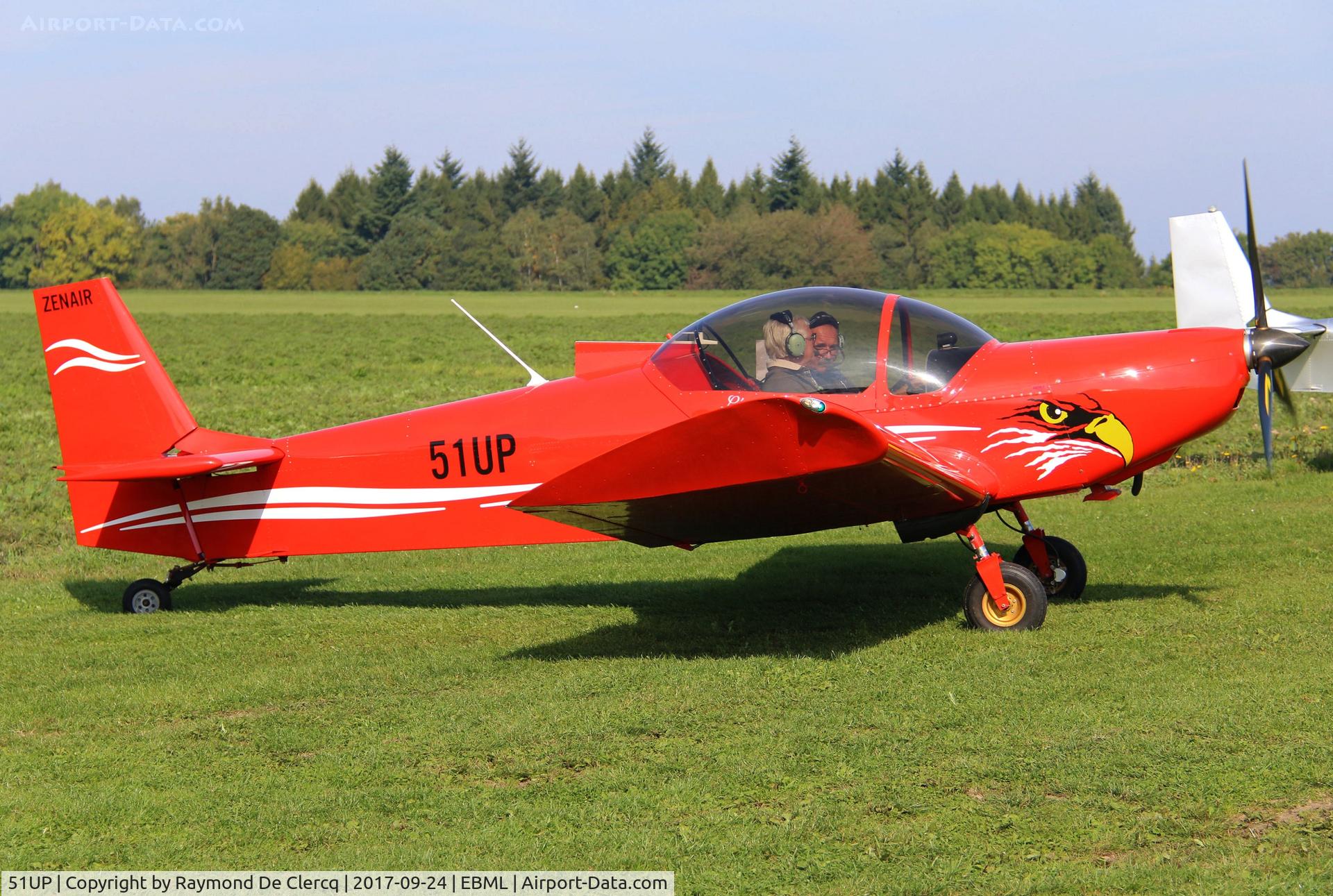 51UP, Zenair CH-601 XL Zodiac C/N not found 51UP, At Maillen.