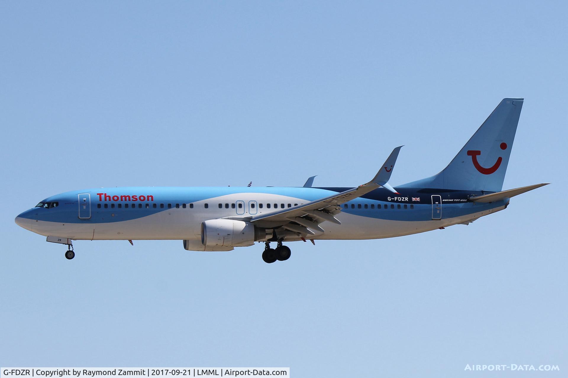 G-FDZR, 2009 Boeing 737-8K5 C/N 35145, B737-800 G-FDZR Thomson Airways