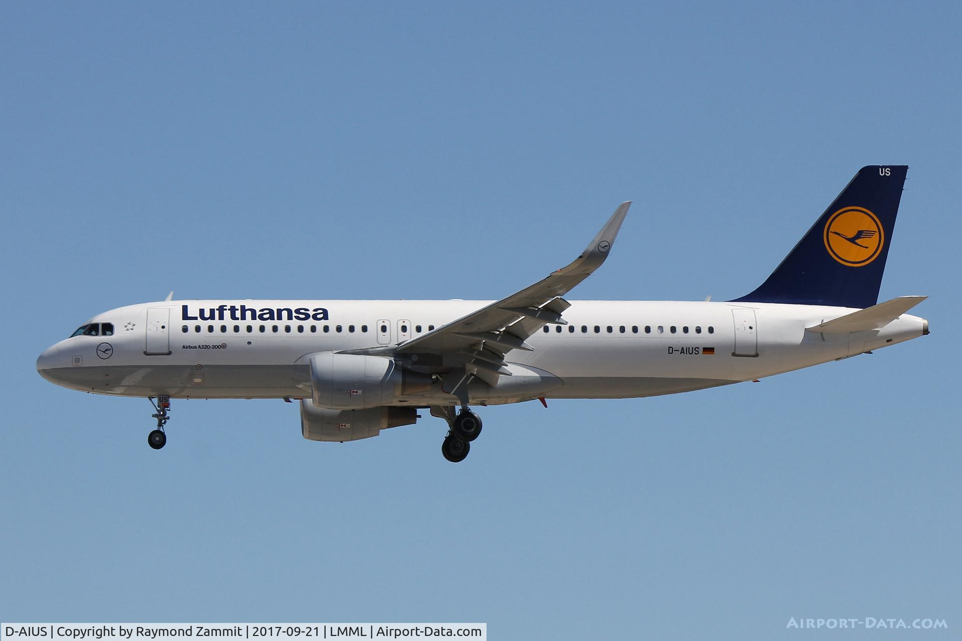 D-AIUS, 2016 Airbus A320-214 C/N 7024, A320 D-AIUS Lufthansa