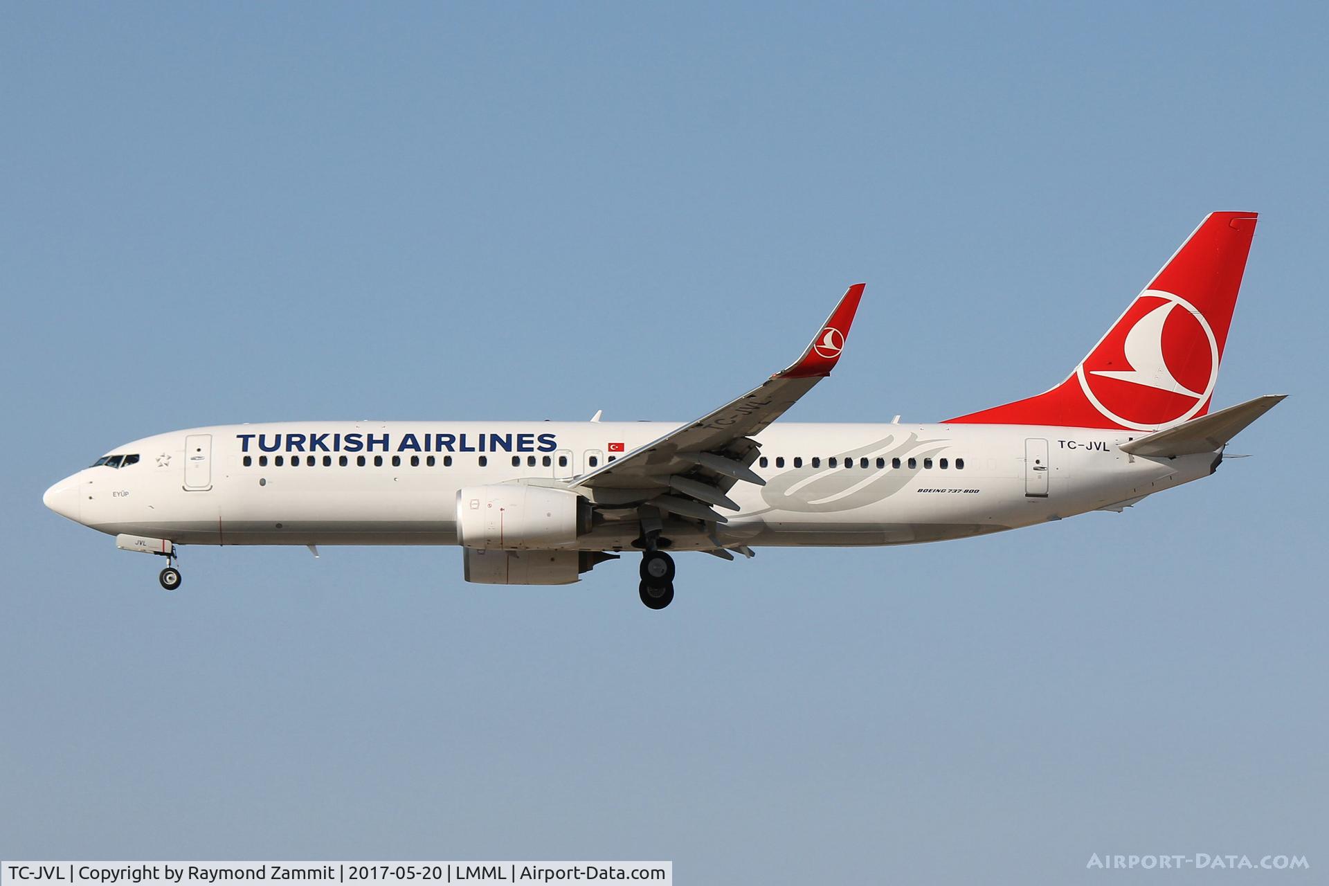 TC-JVL, 2016 Boeing 737-8F2 C/N 60017, B737-800 TC-JVL Turkish Airlines