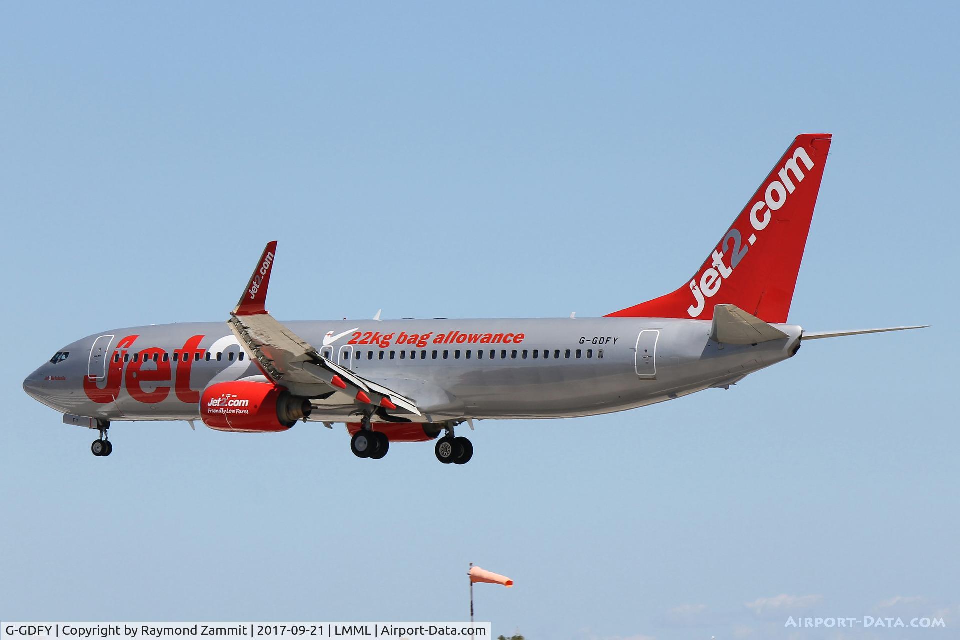 G-GDFY, 2001 Boeing 737-86Q C/N 30278, B737-800 G-GDFY Jet2Com